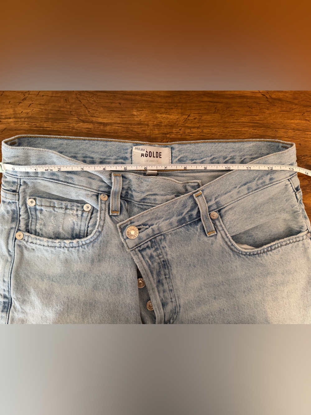 AGOLDE Criss Cross Jeans 100% Cotton Size 26 - Picture 6 of 10